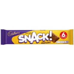 Cadbury Snack Shortcake Biscuits 6pk 120g
