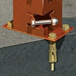 B&M Anchor Bolts 8mm X 65mm 4pk -Stanlty Shop 265566 anchor fencing bolts 2