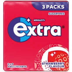 B&M Wrigleys Extra Chewing Gum - Strawberry Flavour