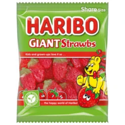 Haribo Giant Strawbs 175g