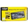 Rolson Dr. Socket Set 40pc -Stanlty Shop 307052 40pc 1 4 inch and 3 8 inch Dr Socket Set packaging1