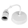 B&M Ceiling Pendant Light Socket - White 6" -Stanlty Shop 308846 switches sockets 6inch ceiling pendant white1