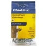 Rawlplug Metal Self Drive Plug & Screw 12pk -Stanlty Shop 309374 metal self drive plugscrew 12 pack 25mm