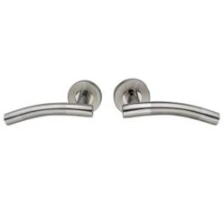 B&M Elder Dual Tone Curved Internal Door Handle