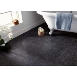 B&M Self Adhesive Floor Tiles Slate Effect