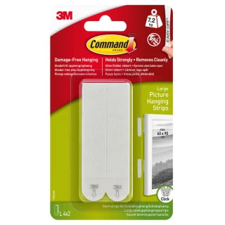 Command Picture Hanging Strip Large 4pk 3 Command Picture Hanging Strip Large 4pk