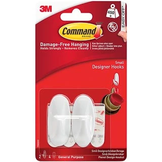 Command Small Hooks 2pk 3 Command Small Hooks 2pk