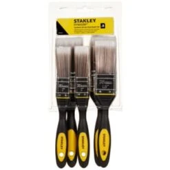 Stanley Dynagrip Synthetic Paint Brush 5pk