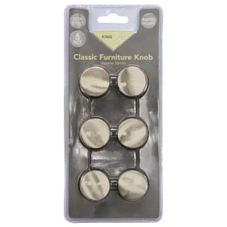Classic Furniture Knob 6pk 3 Classic Furniture Knob 6pk