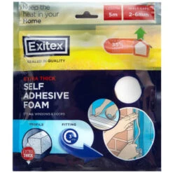 B&M Exitex Draught Excluder Roll 5m