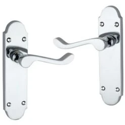 Elm Polished Chrome Door Handles