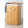 B&M Bamboo Laundry Hamper - Natural -Stanlty Shop 324393 bamboo laundry hamper