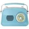 Goodmans Classic AM/FM Retro Radio - Blue -Stanlty Shop 329176 goodmans revive radio blue