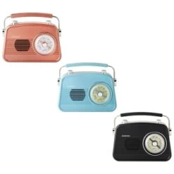 Goodmans Classic AM/FM Retro Radio - Blue -Stanlty Shop 329176 goodmans revive radio group