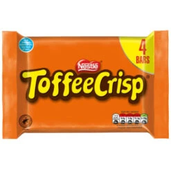 Nestlé® Toffee Crisp 4pk