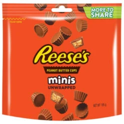 B&M Reese's Peanut Butter Cups Minis Unwrapped 185g