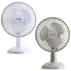 Blaupunkt Desk Fan 6" - Grey -Stanlty Shop 332793 blaupunkt 6inch desk fan main