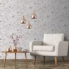 Flower Wall Wallpaper - White -Stanlty Shop 334834 g and b flower wall wallpaper1