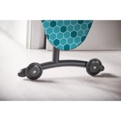 Addis Fusion Ironing Board On Wheels - Honeycomb -Stanlty Shop 336526 addis fusion board on wheels turquoise honeycomb 4