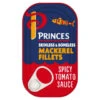 Princes Skinless & Boneless Mackerel Fillets - Spicy Tomato Sauce -Stanlty Shop 339099 princes skinless and boneless mackerel fillets 125g