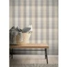 Country Check Wallpaper - Grey 4 Country Check Wallpaper - Grey - Image 2