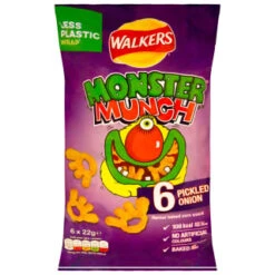 Monster Munch Pickled Onion 6pk