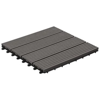 B&M Composite Decking Tiles 4pk - Grey 5 B&M Composite Decking Tiles 4pk - Grey - Image 3