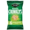 Jacob's Baked Crinklys Cheese & Onion 6pk -Stanlty Shop 343414 jacobs crinklys multipack cheese onion 6pk