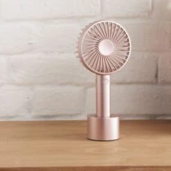 Blaupunkt Rechargeable Handheld Fan - Rose Gold -Stanlty Shop 345397 blaupunkt portbale handheld fan rose gold 3