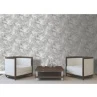Metallic Marble Shimmer Wallpaper - Silver