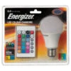 Energizer LED 60W E27 Colour Changing Bulb -Stanlty Shop 346422 energizer led colour changing gls es e27