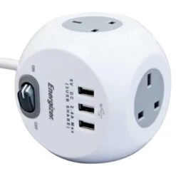 Energizer USB Extension Socket Cube 8 Energizer USB Extension Socket Cube -Stanlty Shop 346502 energizer usb extension socket 3