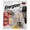 Energizer LED 40W E27 Filament Bulb 2pk 2 Energizer LED 40W E27 Filament Bulb 2pk -Stanlty Shop 346565 energizer led gls filament bulb es e27