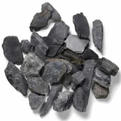 B&M Blue Slate Decorative Chippings - Bulk Bag 750kg -Stanlty Shop 348567 blue slate 40mm decorative chippings bulk bag 4