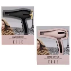 ELLE Hair Dryer 2200W - Black -Stanlty Shop 351254 elle 2200w hair dryer group