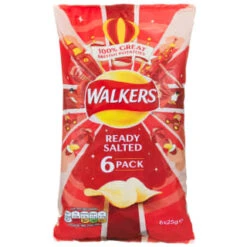Walkers Ready Salted Multipack 6pk