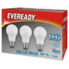 Eveready 60W GLS LED Daylight Bulb 3pk 1 Eveready 60W GLS LED Daylight Bulb 3pk -Stanlty Shop 355160 eveready gls 60w bulbs 3pk b22 daylight