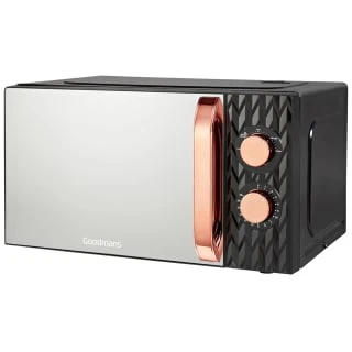 Goodmans Textured Microwave - Black & Rose Gold 3 Goodmans Textured Microwave - Black & Rose Gold
