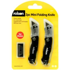 Rolson Mini Folding Knife 2pc