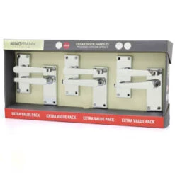 Cedar Polished Chrome Effect Door Handles