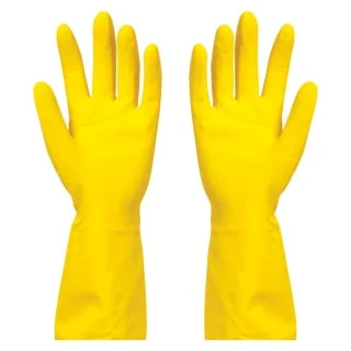B&M Rubber Gloves 4pk 4 B&M Rubber Gloves 4pk - Image 2