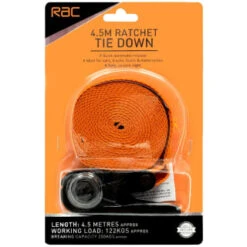 RAC Ratchet Tie Down 4.5m