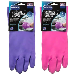 Addis Ultimate Household Gloves - Pink 4 Addis Ultimate Household Gloves - Pink - Image 2
