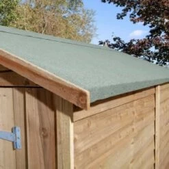 Natural Timber Garden Shed 6 X 8ft -Stanlty Shop 357122 6 x 8 overlap shed 6