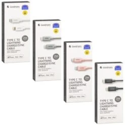 Goodmans Type-C To Lightning Charge & Sync Cable 2m - Pink -Stanlty Shop 357900 goodmans type c to lightning charge and sync cable 2m white 2
