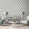 Duplex Damask Grey Wallpaper -Stanlty Shop 358017 duplex damask grey wallpaper