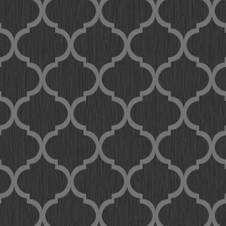 Crystal Trellis Black & Silver Wallpaper 4 Crystal Trellis Black & Silver Wallpaper - Image 2