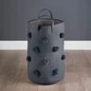 B&M Pom Pom Laundry Hamper - Grey -Stanlty Shop 359219 pom pom grey hamper 55x35cm