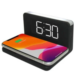 Goodmans Qi Wireless Charging Alarm Clock -Stanlty Shop 359779 goodmans qi wireless charging alarm clock 3