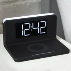 Goodmans Qi Wireless Charging Alarm Clock